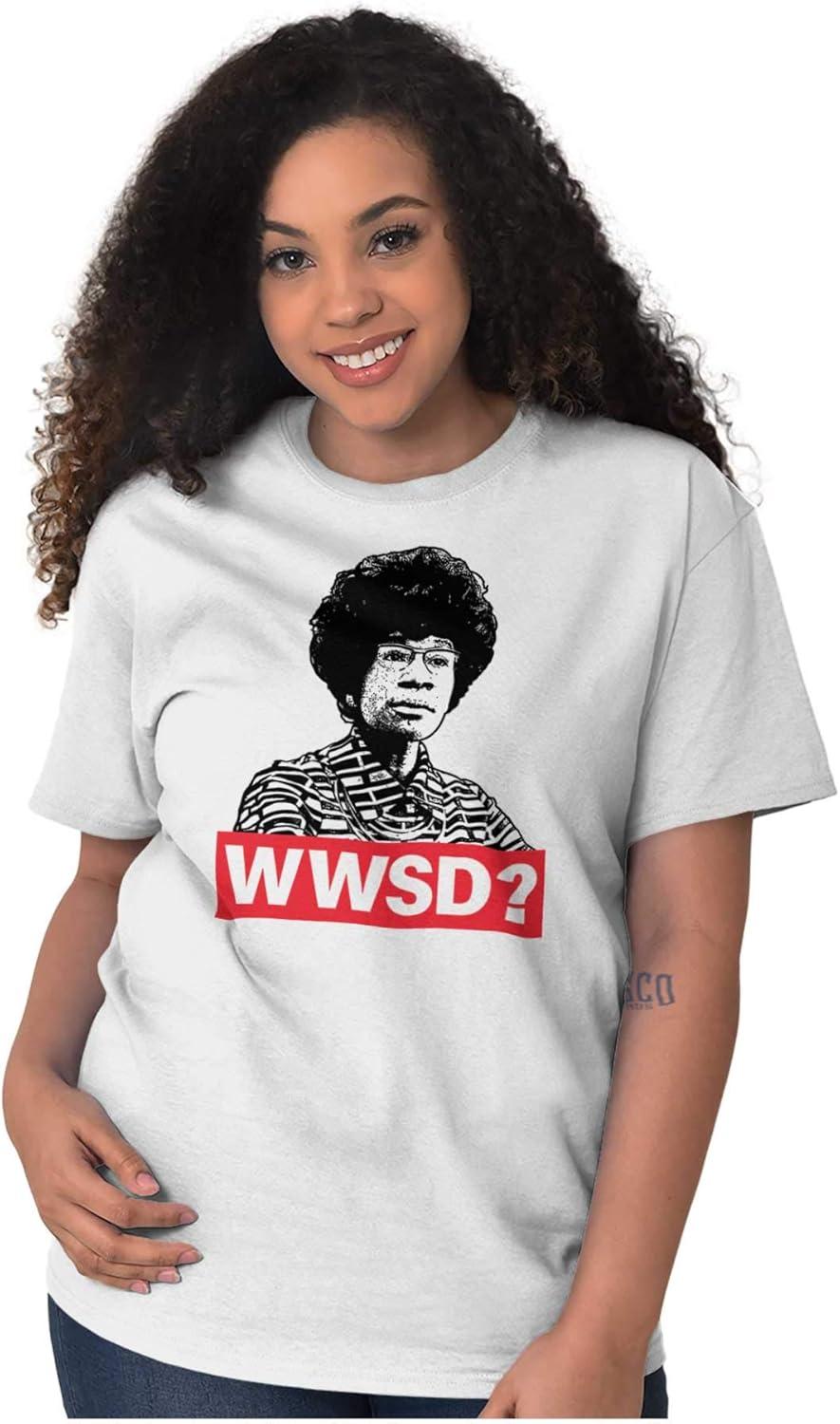 imageBlack Icon Shirley Chisholm Political Graphic T Shirt Men or WomenWhite