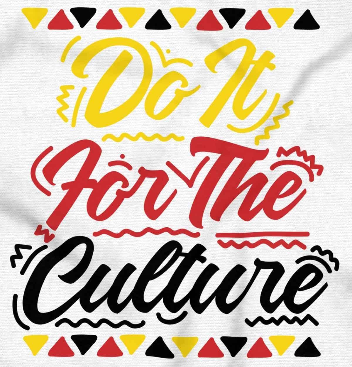 imageBrisco Brands Black History Do it for The Culture Womens Graphic T Shirt TeesWhite