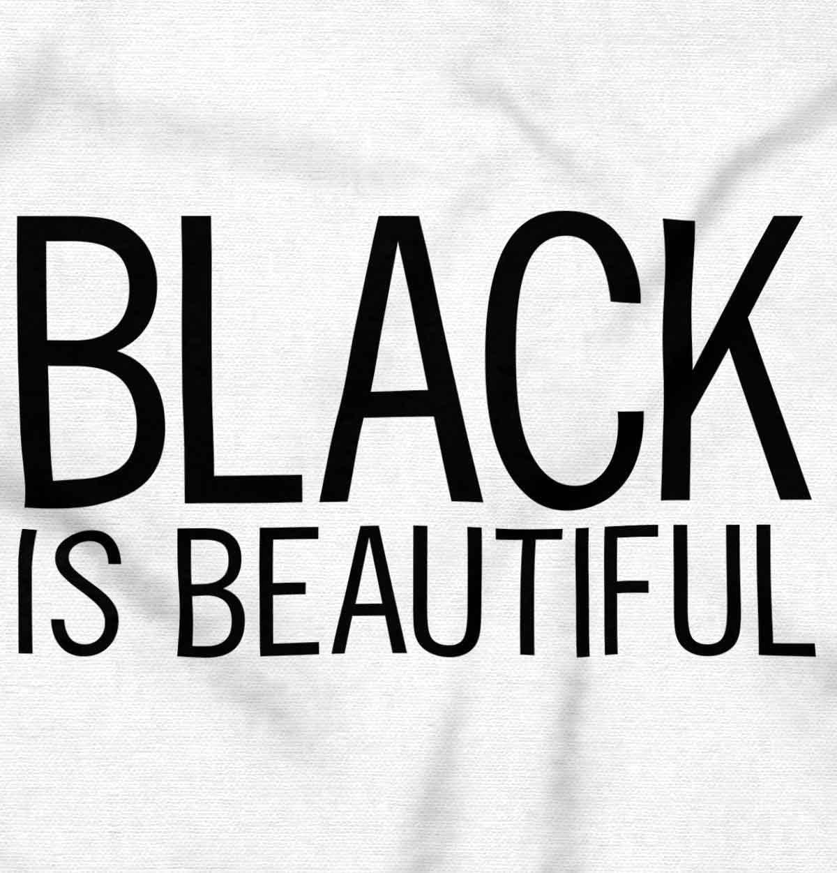imageBrisco Brands Black is Beautiful Melanin Pride Womens Graphic T Shirt TeesWhite