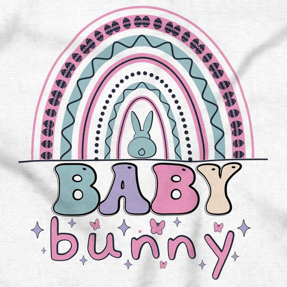 imageBrisco Brands Cute Spring Easter Egg Baby Bunny Baby Bodysuit Jumper GirlsWhite