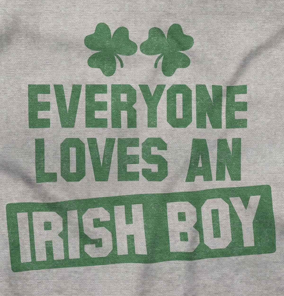 imageBrisco Brands Funny Saint Patricks Day Irish Boy Zip Hoodie Sweatshirt MenSport Grey