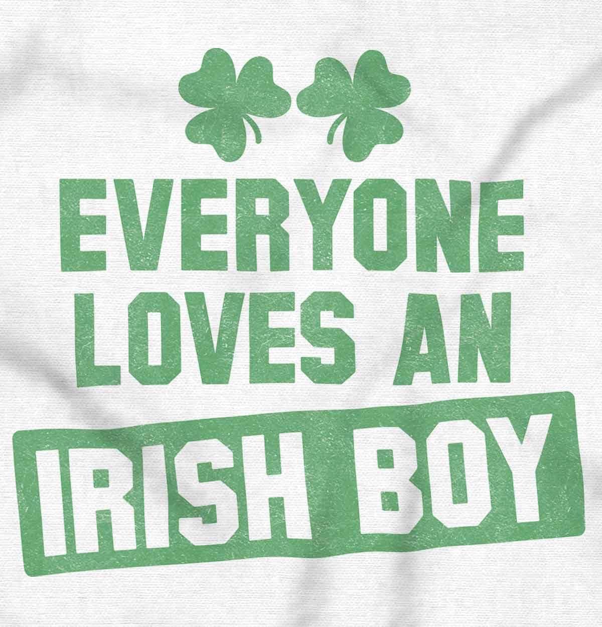 imageBrisco Brands Funny Saint Patricks Day Irish Boy Zip Hoodie Sweatshirt MenWhite