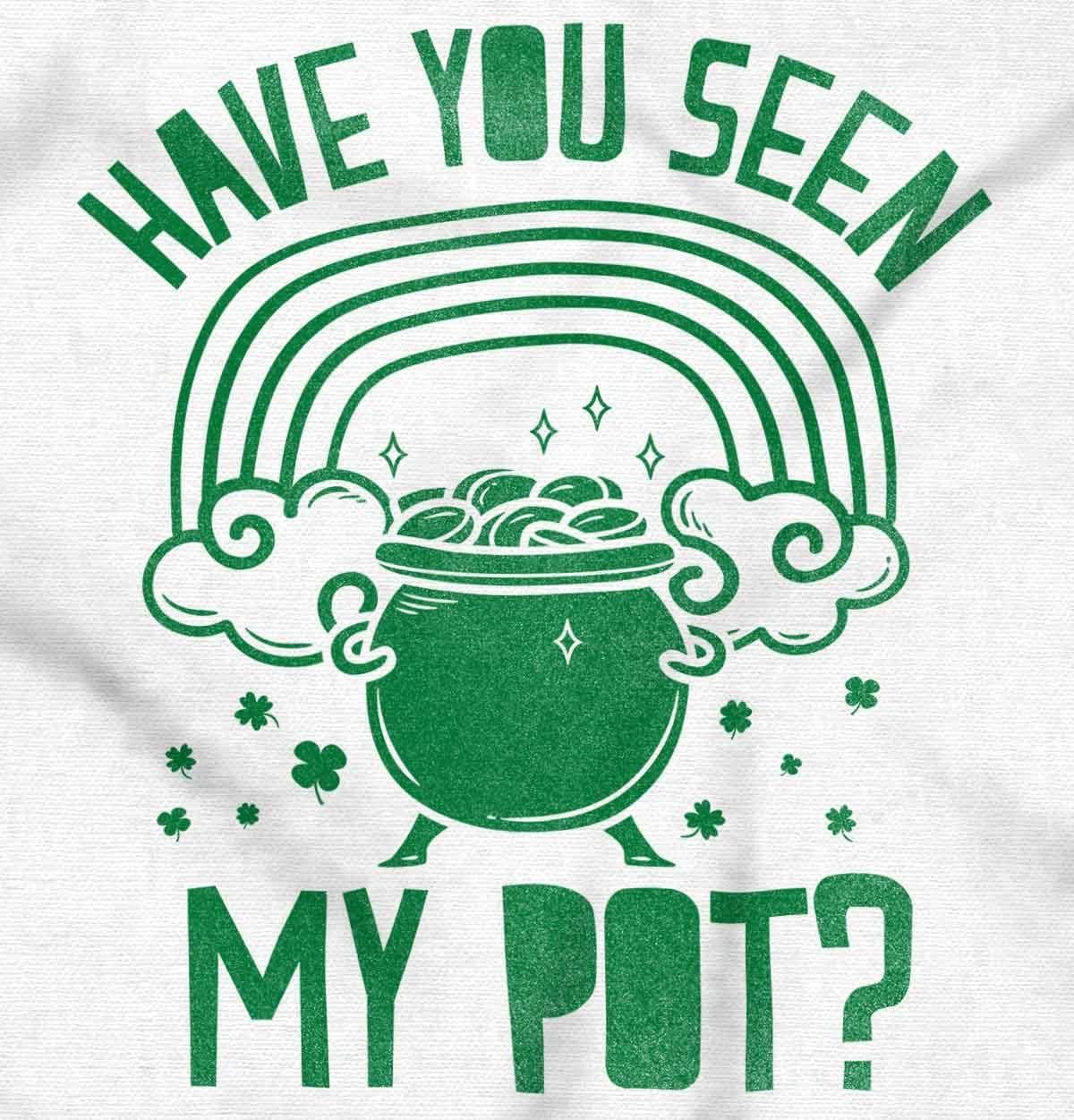 imageBrisco Brands Have You Seen My Pot Holiday Humor Toddler Boy Girl T ShirtWhite