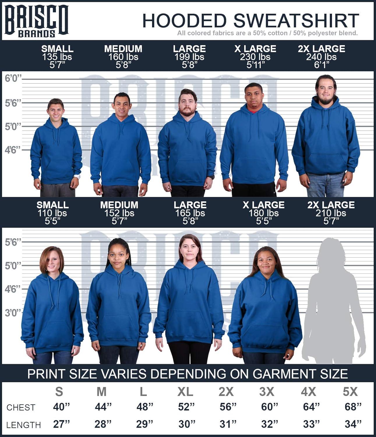 imageBrisco Brands I Can Do This All Day Star Shield Hoodie Sweatshirt Women MenRoyal