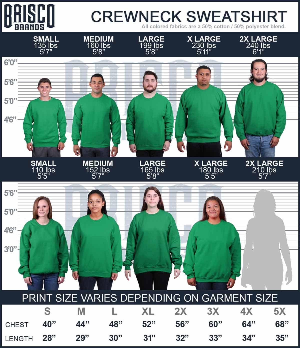 imageBrisco Brands Lets Get Ready To Stumble St Paddy Sweatshirt for Men or WomenIrish Green