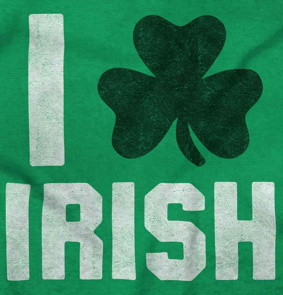 imageBrisco Brands St Patricks Day Irish Pride Shamrock Womens Slim Fit Graphic TeeIrish Green