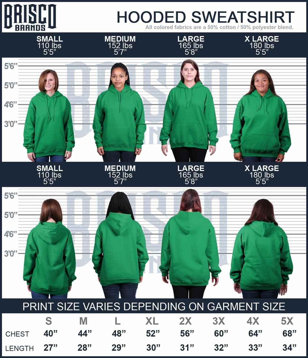 imageBrisco Brands St Patricks Day Live Laugh Luck Hoodie Sweatshirt WomenIrish Green