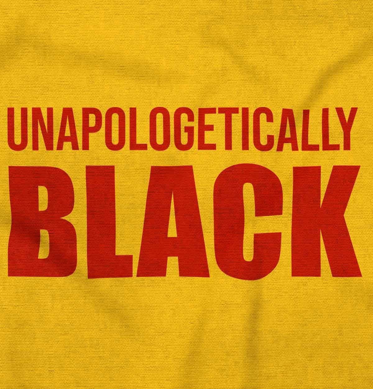 imageBrisco Brands Unapologetically Black Social Justice Graphic T Shirt Men or WomenGold