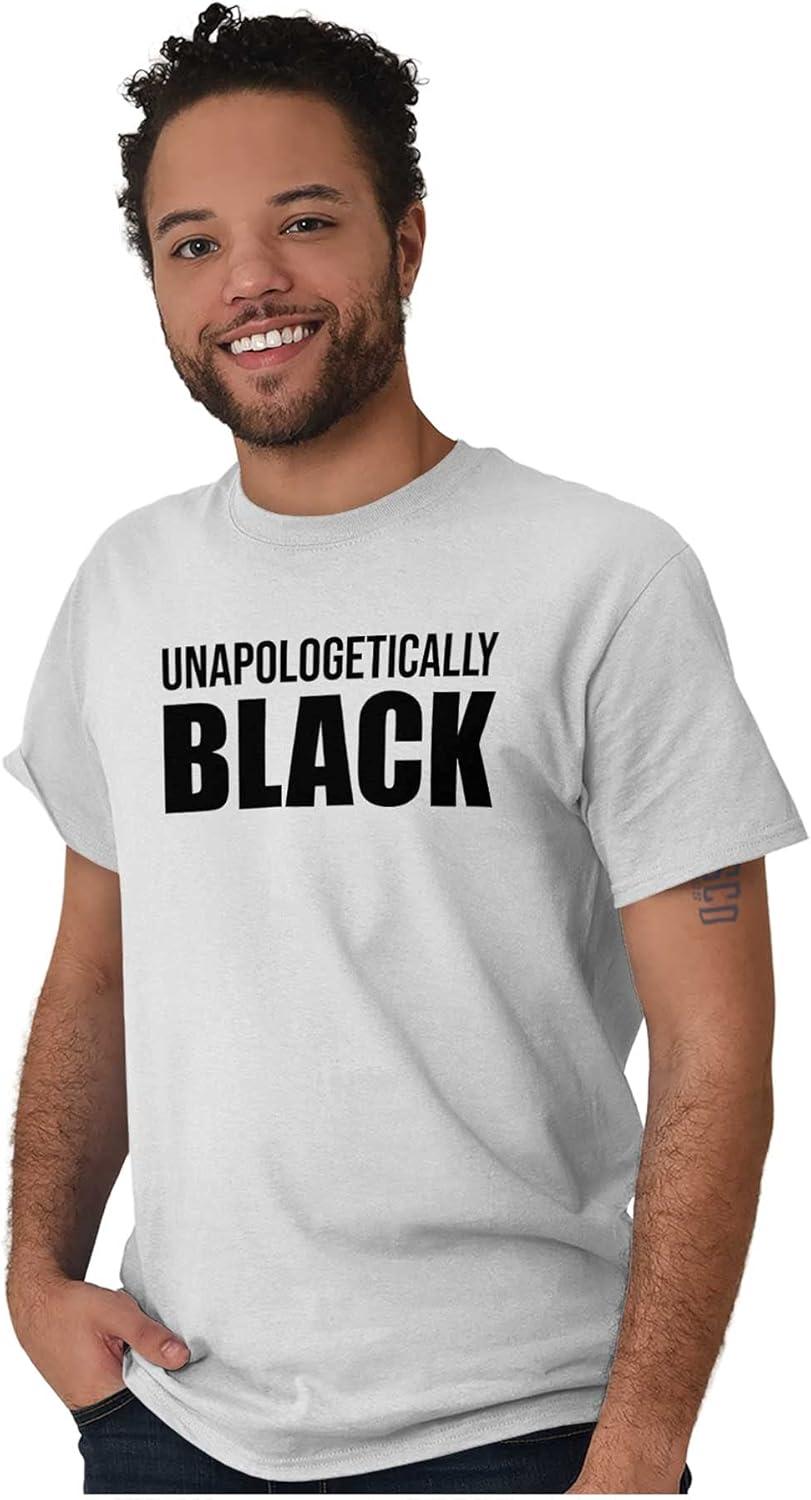 imageBrisco Brands Unapologetically Black Social Justice Graphic T Shirt Men or WomenWhite