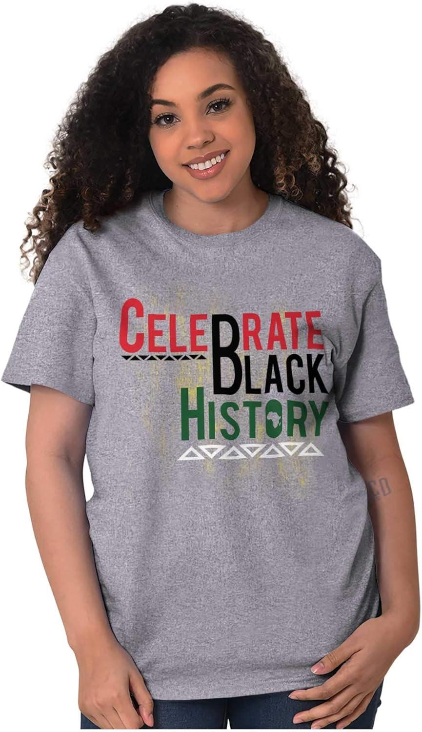 imageCelebrate Black History Africa BHM Graphic T Shirt Men or WomenSport Grey