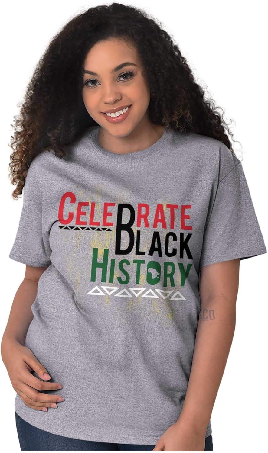 imageCelebrate Black History Africa BHM Graphic T Shirt Men or WomenSport Grey