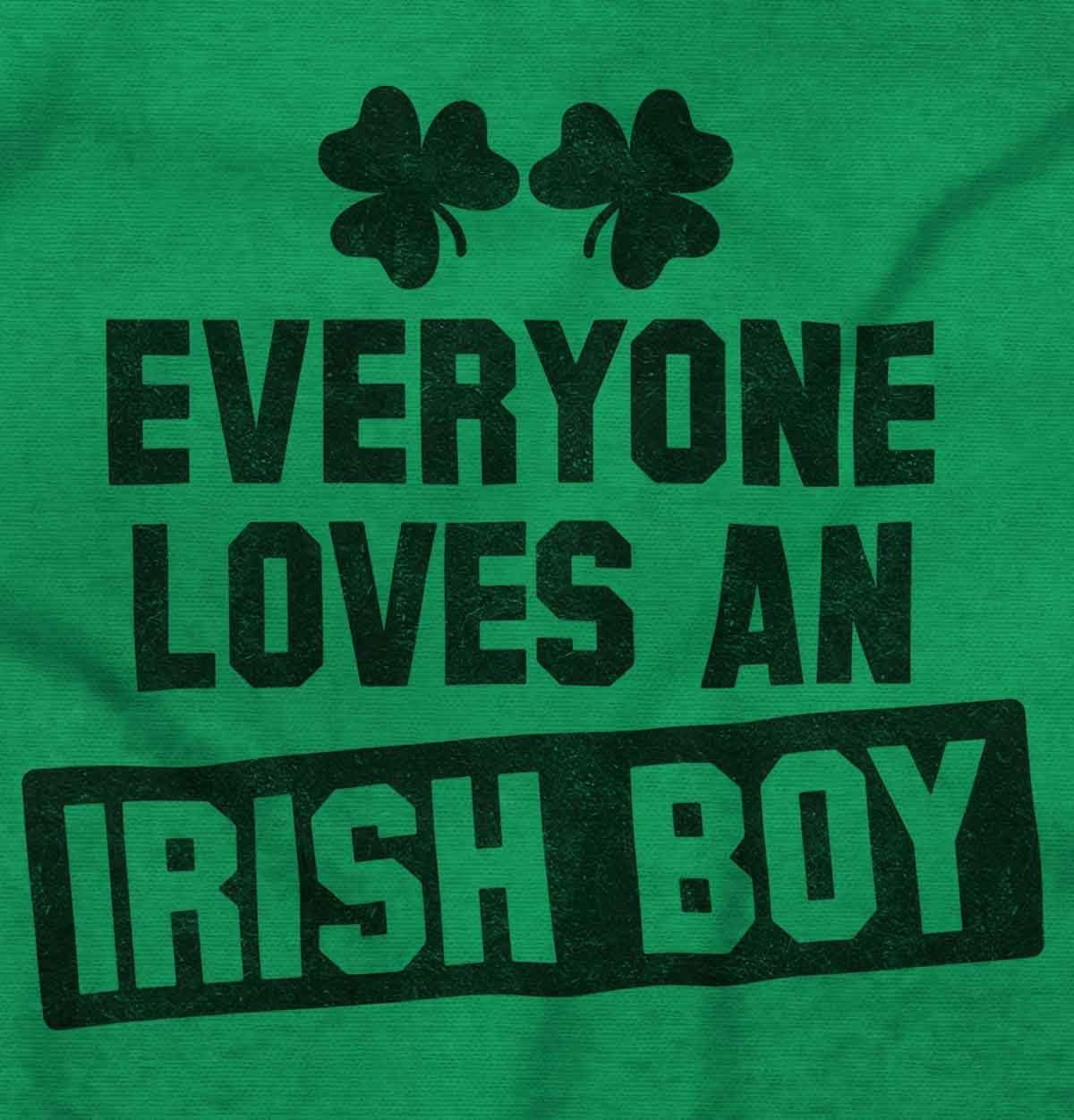 imageFunny Saint Patricks Day Irish Boy Mens Graphic T Shirt TeesIrish Green