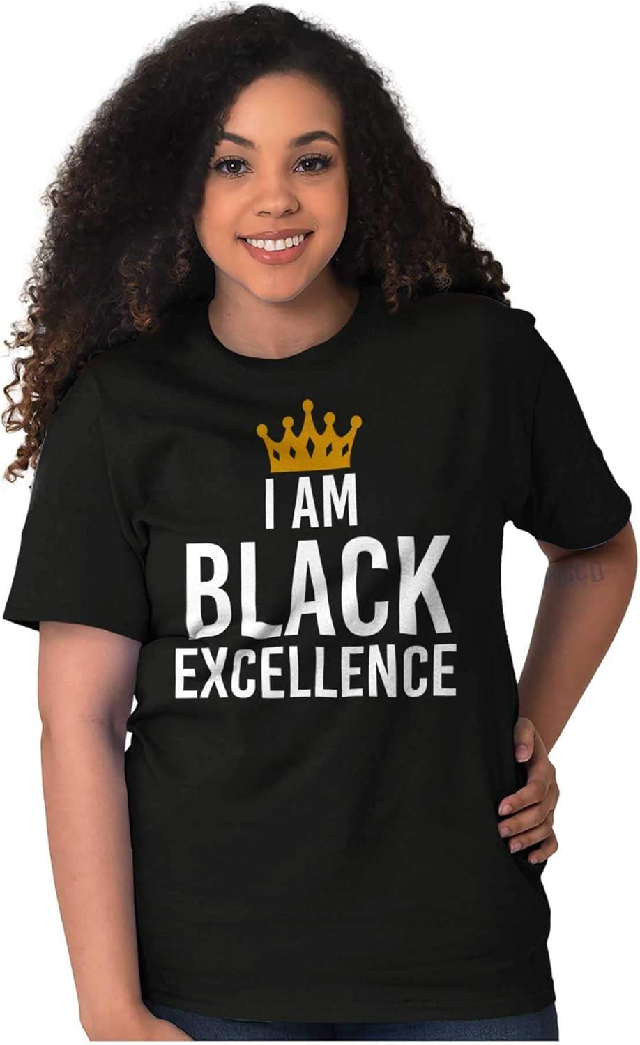 imageI am Black Excellence Royal Crown Graphic T Shirt Men or WomenBlack