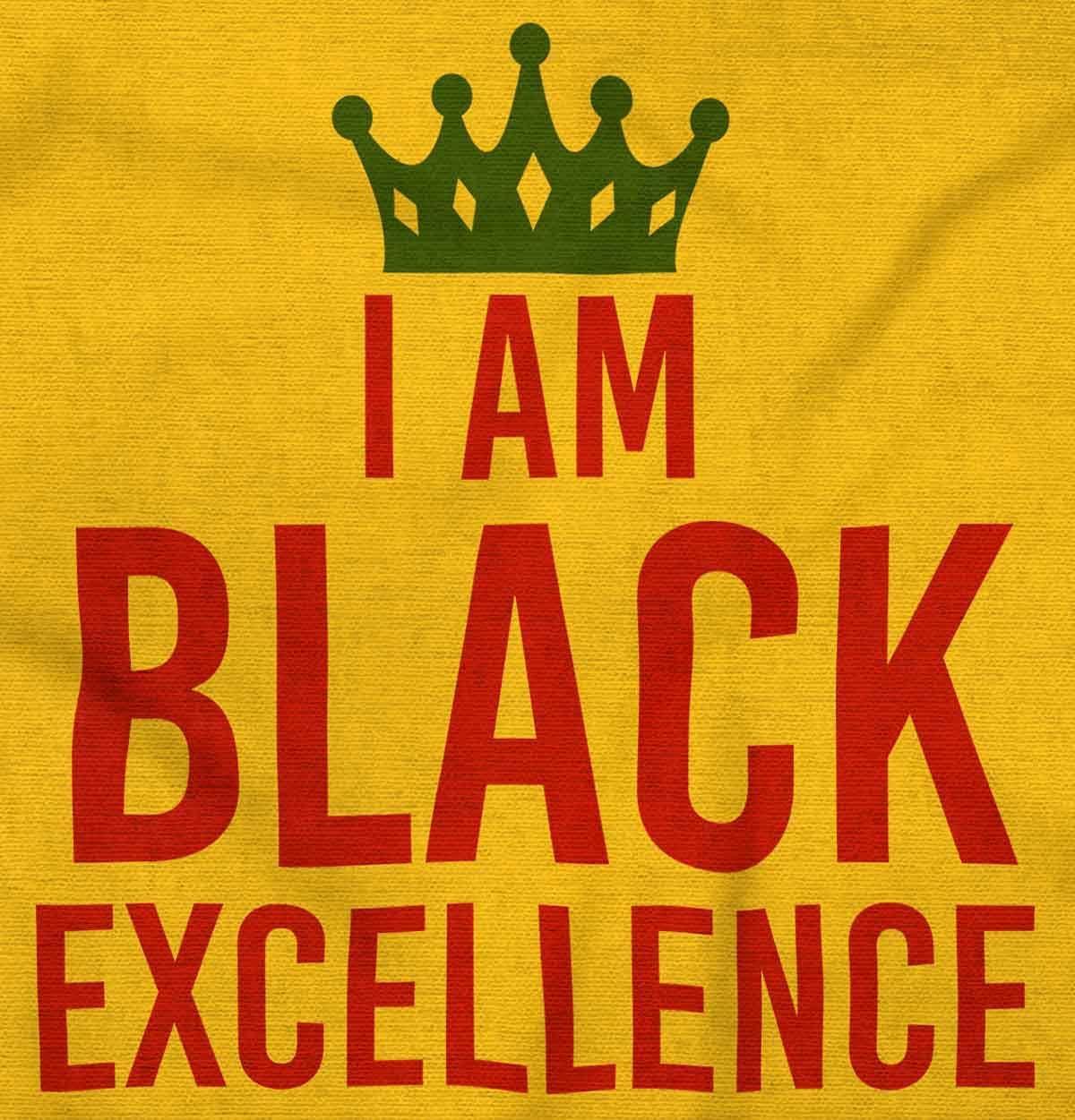 imageI am Black Excellence Royal Crown Graphic T Shirt Men or WomenGold