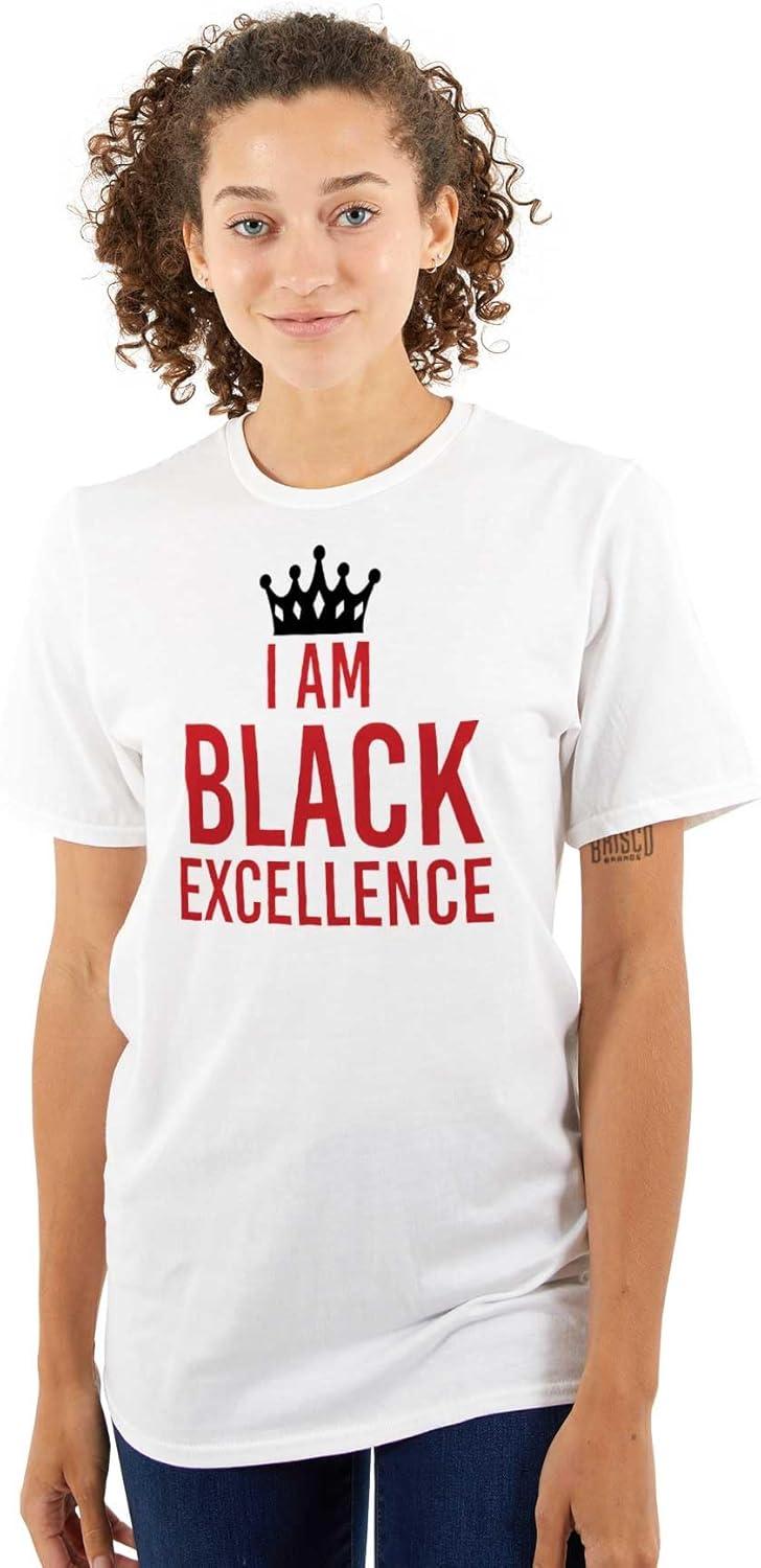 imageI am Black Excellence Royal Crown Graphic T Shirt Men or WomenWhite