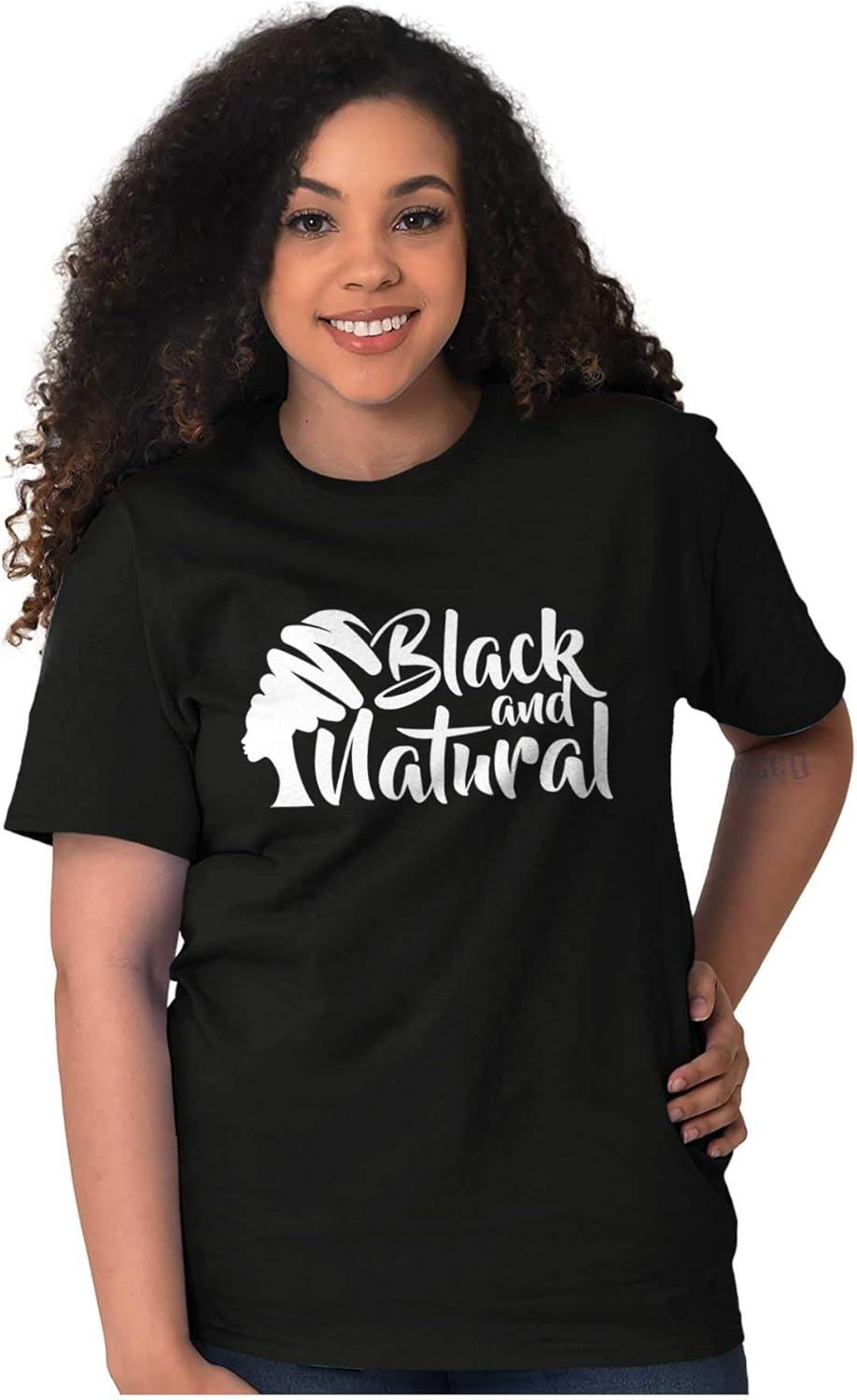 imageProud Black and Natural Melanin Queen Womens Graphic T Shirt TeesBlack