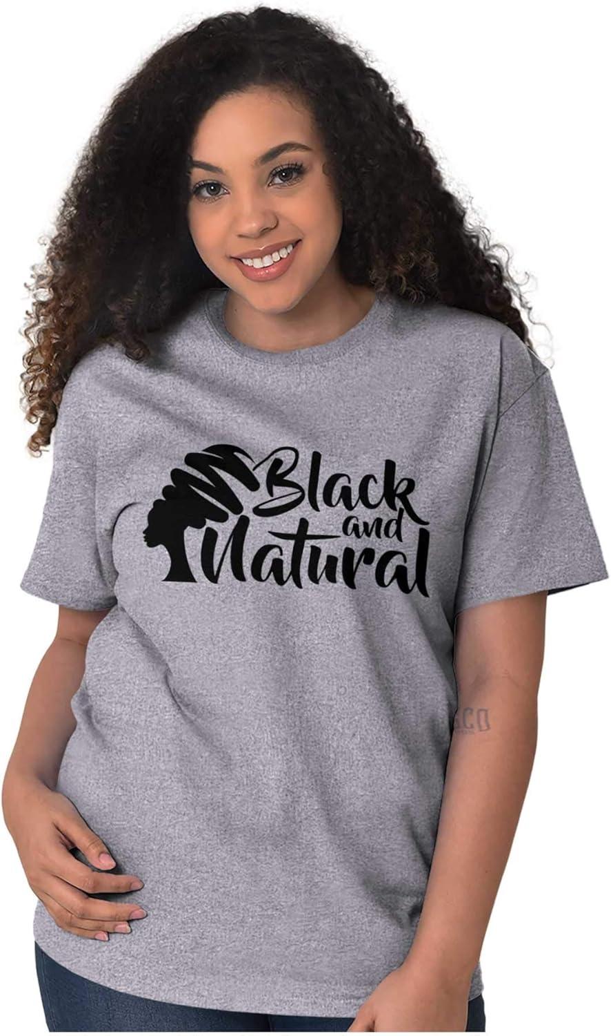 imageProud Black and Natural Melanin Queen Womens Graphic T Shirt TeesSport Grey