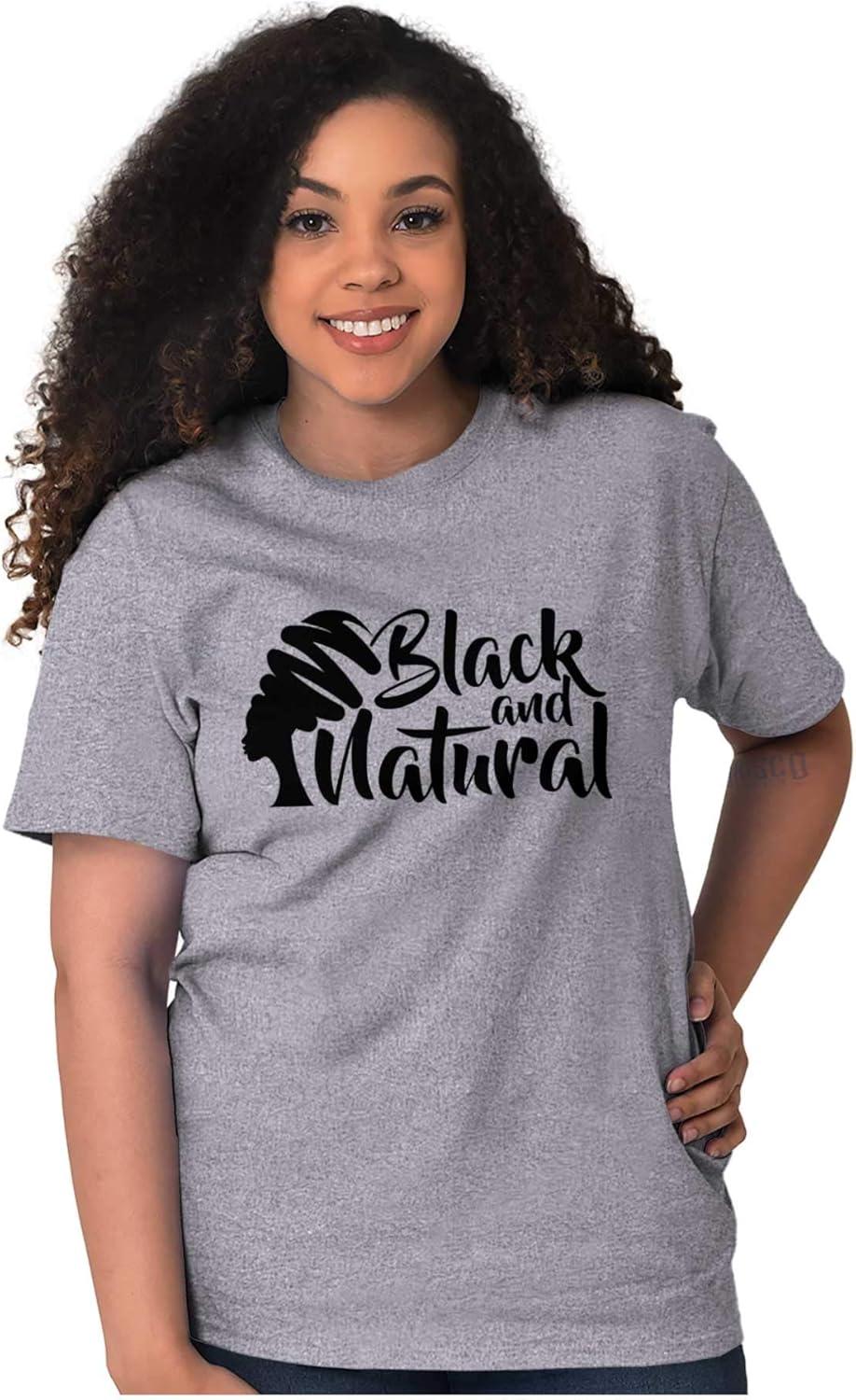 imageProud Black and Natural Melanin Queen Womens Graphic T Shirt TeesSport Grey
