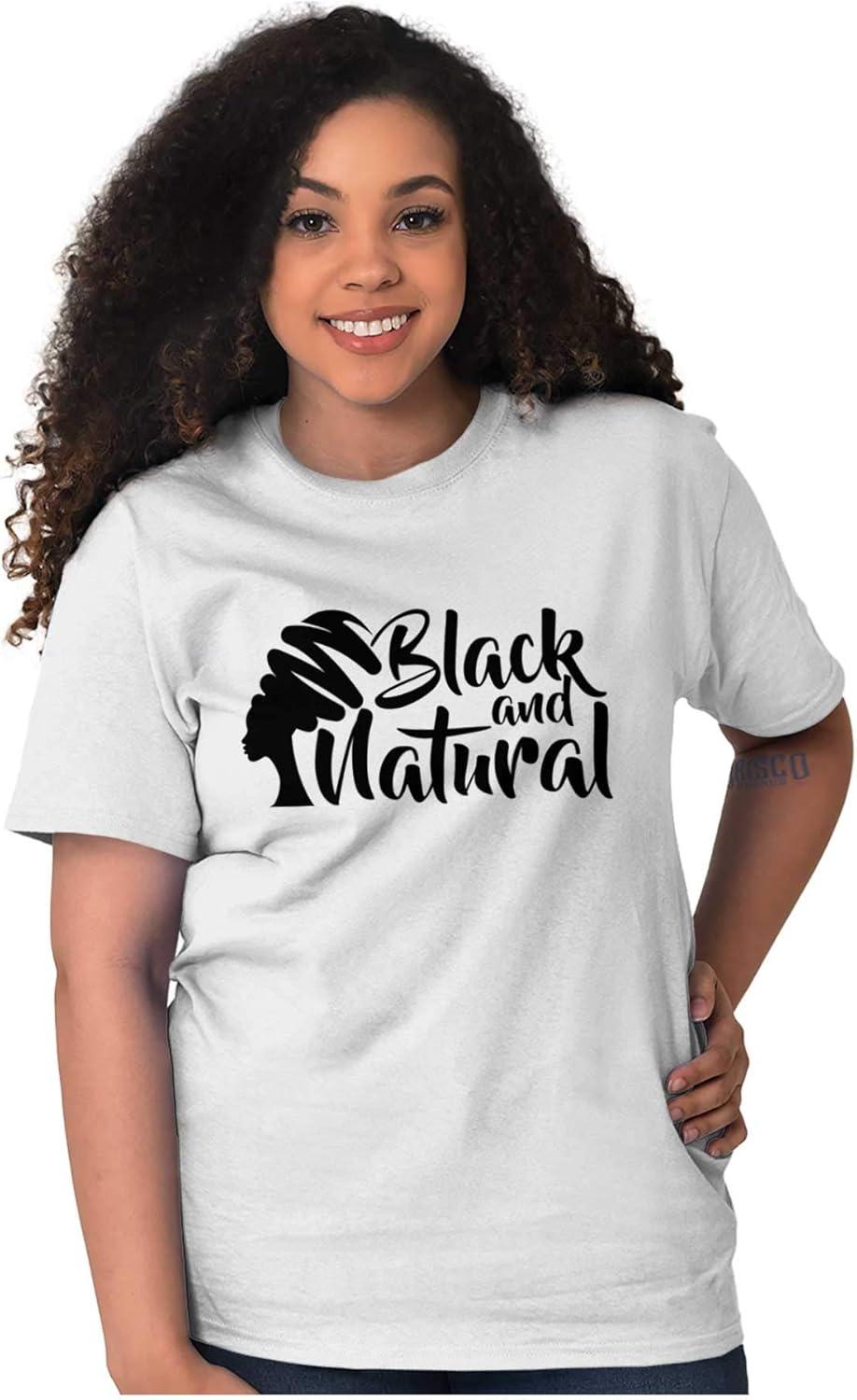 imageProud Black and Natural Melanin Queen Womens Graphic T Shirt TeesWhite