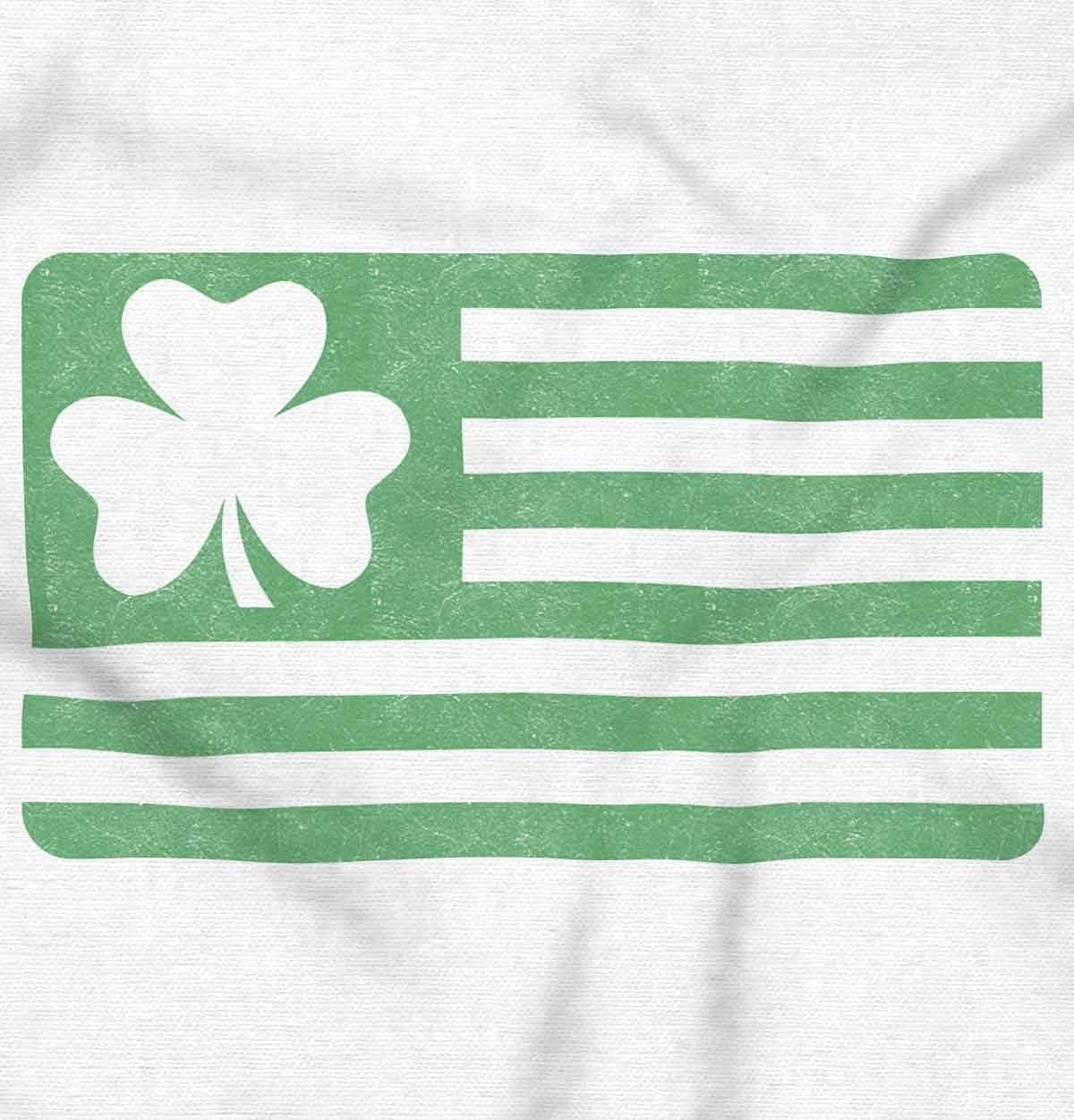imageSt Patricks Day IrishAmerican Pride Zip Up Hoodie Mens WomensWhite