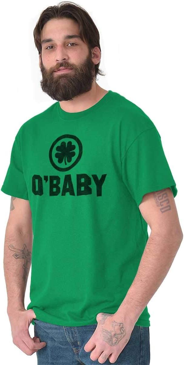 imageSt Patricks Day O Baby Shamrock Graphic T Shirt Men or WomenIrish Green