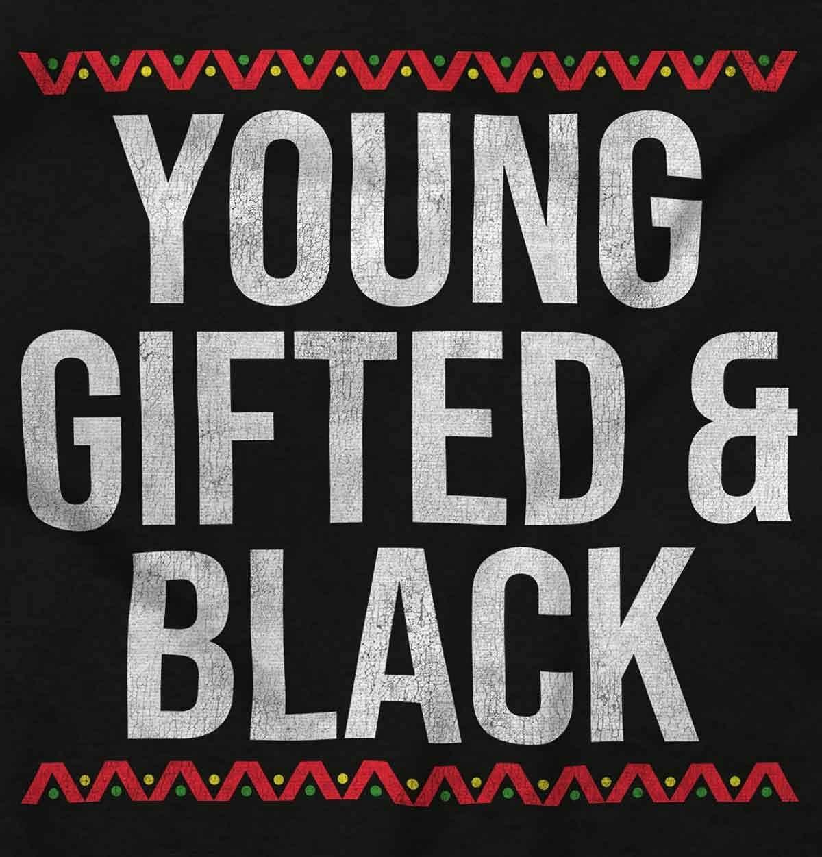imageYoung Gifted and Black Melanin Pride Graphic T Shirt Men or WomenBlack