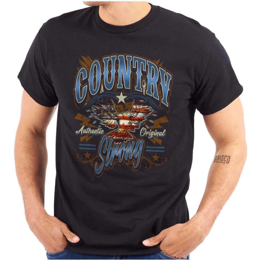 imageAmerican Flag Bald Eagle Western Graphic T Shirt Men or WomenBlack