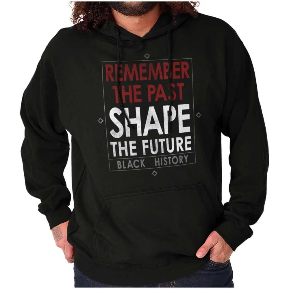 imageBrisco Brands Black History Inspirational Quote Hoodie Sweatshirt Women MenBlack