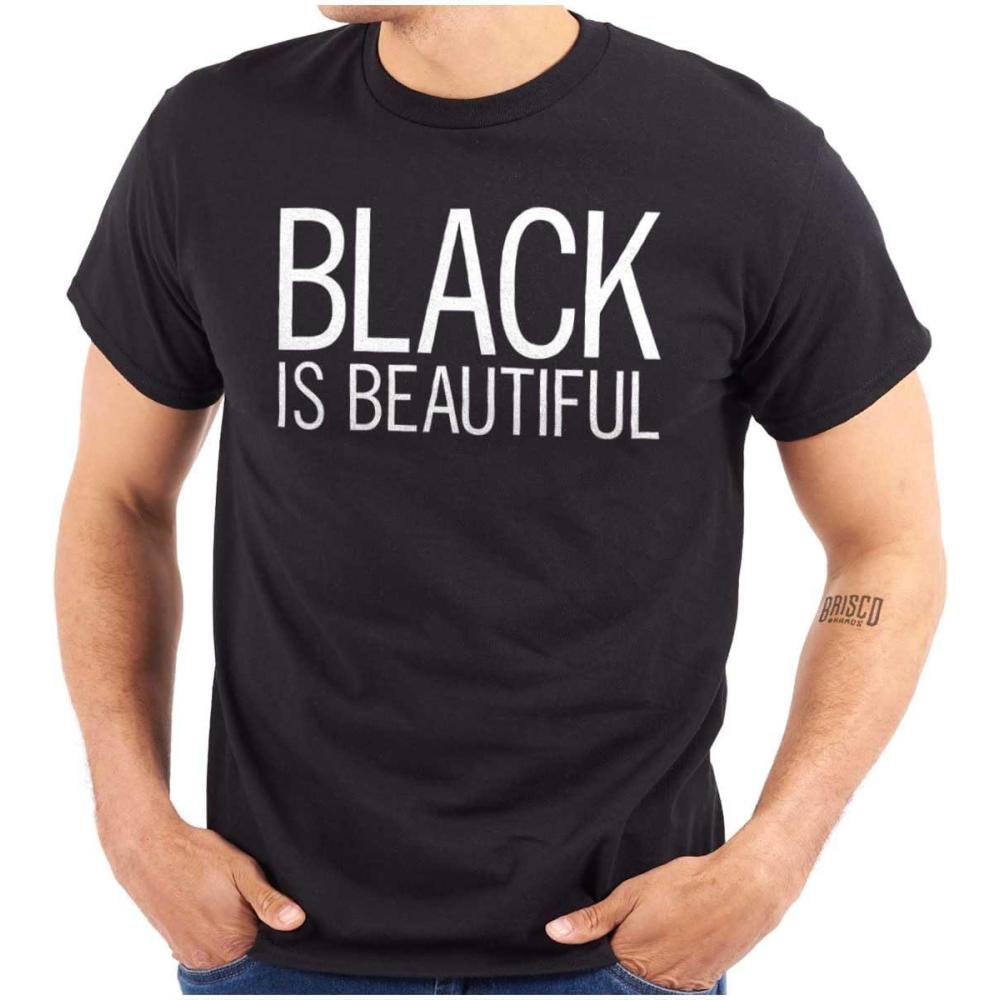 imageBrisco Brands Black is Beautiful Melanin Pride Womens Graphic T Shirt TeesBlack