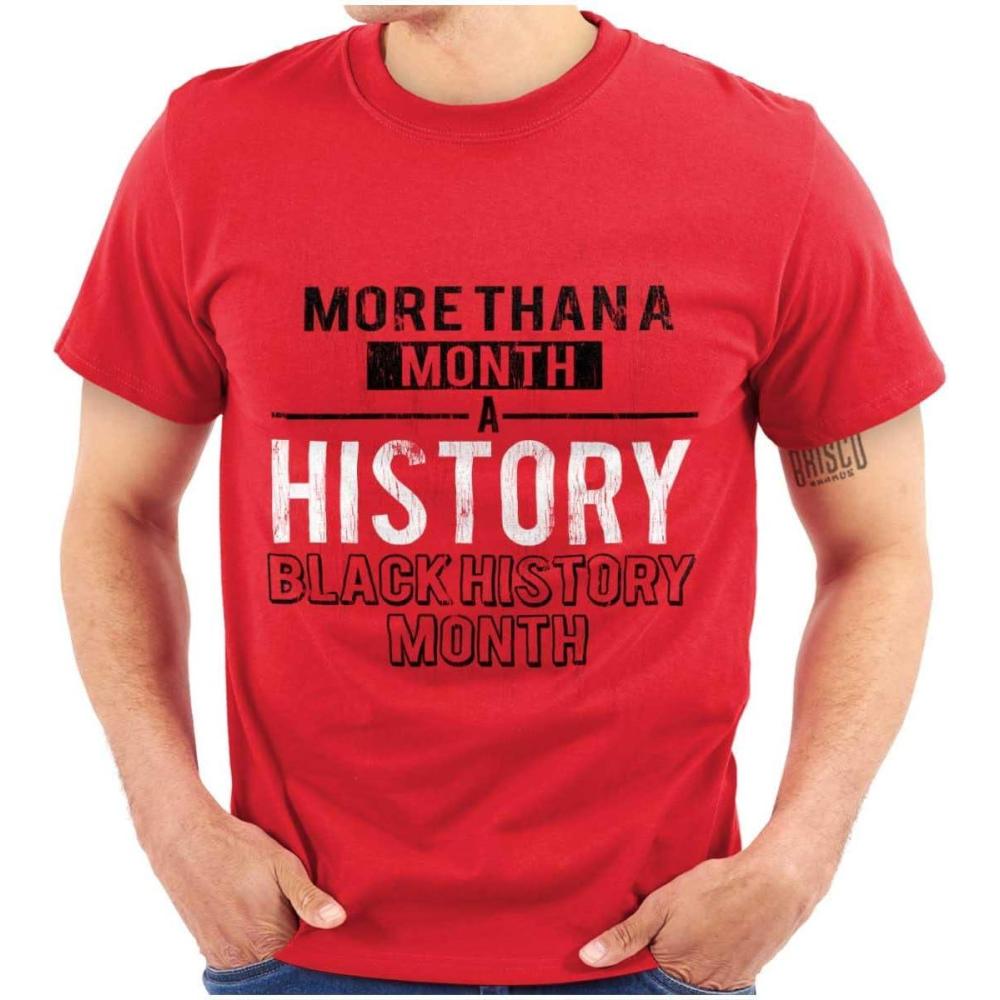 imageBrisco Brands More Black History Month BHM Pride Graphic T Shirt Men or WomenRed