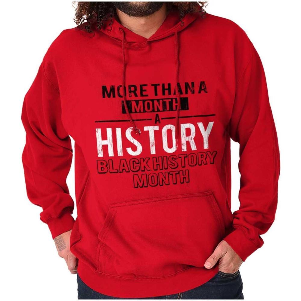imageBrisco Brands More Black History Month BHM Pride Hoodie Sweatshirt Women MenRed