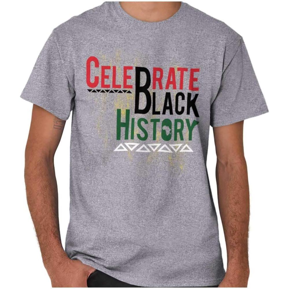 imageCelebrate Black History Africa BHM Graphic T Shirt Men or WomenSport Grey