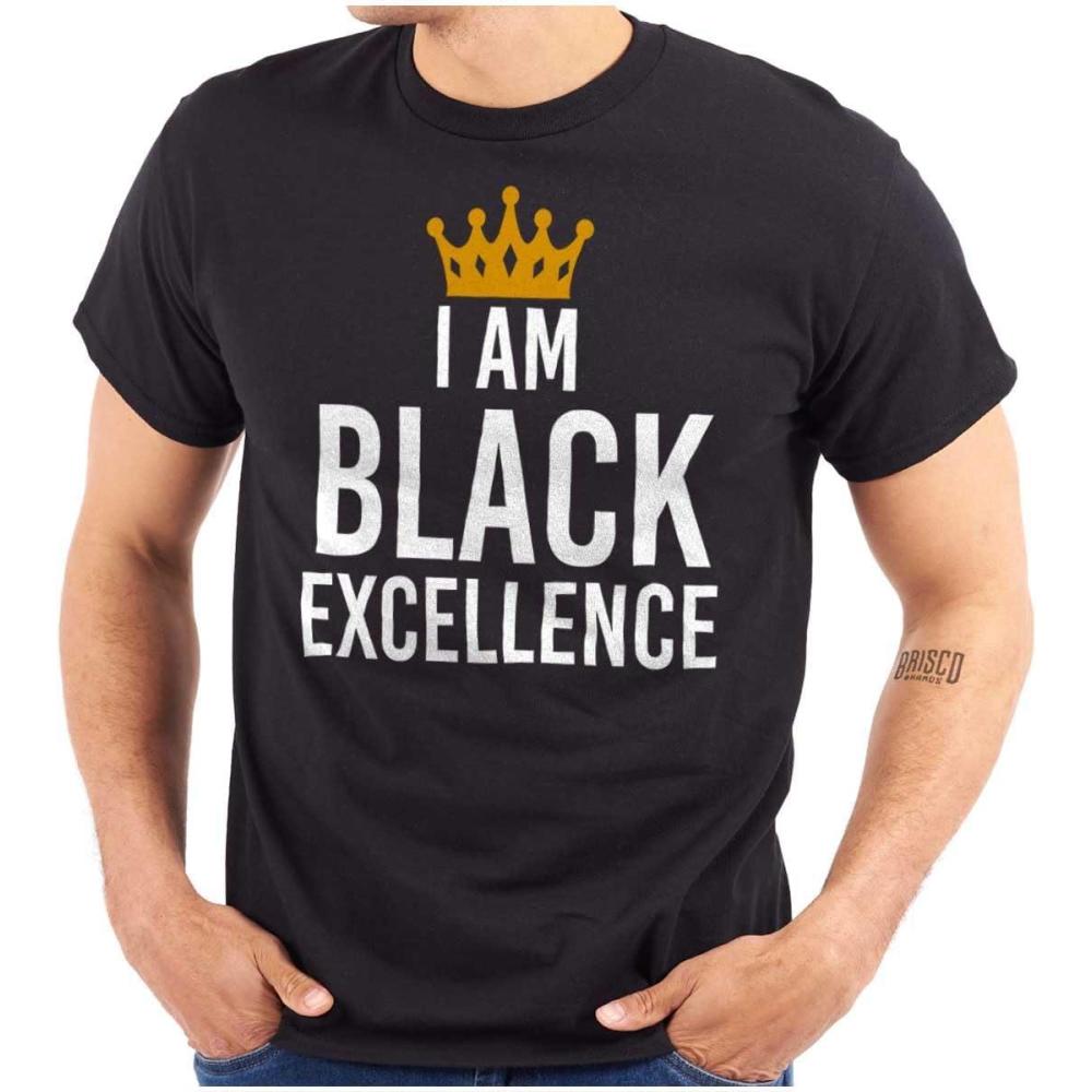 imageI am Black Excellence Royal Crown Graphic T Shirt Men or WomenBlack
