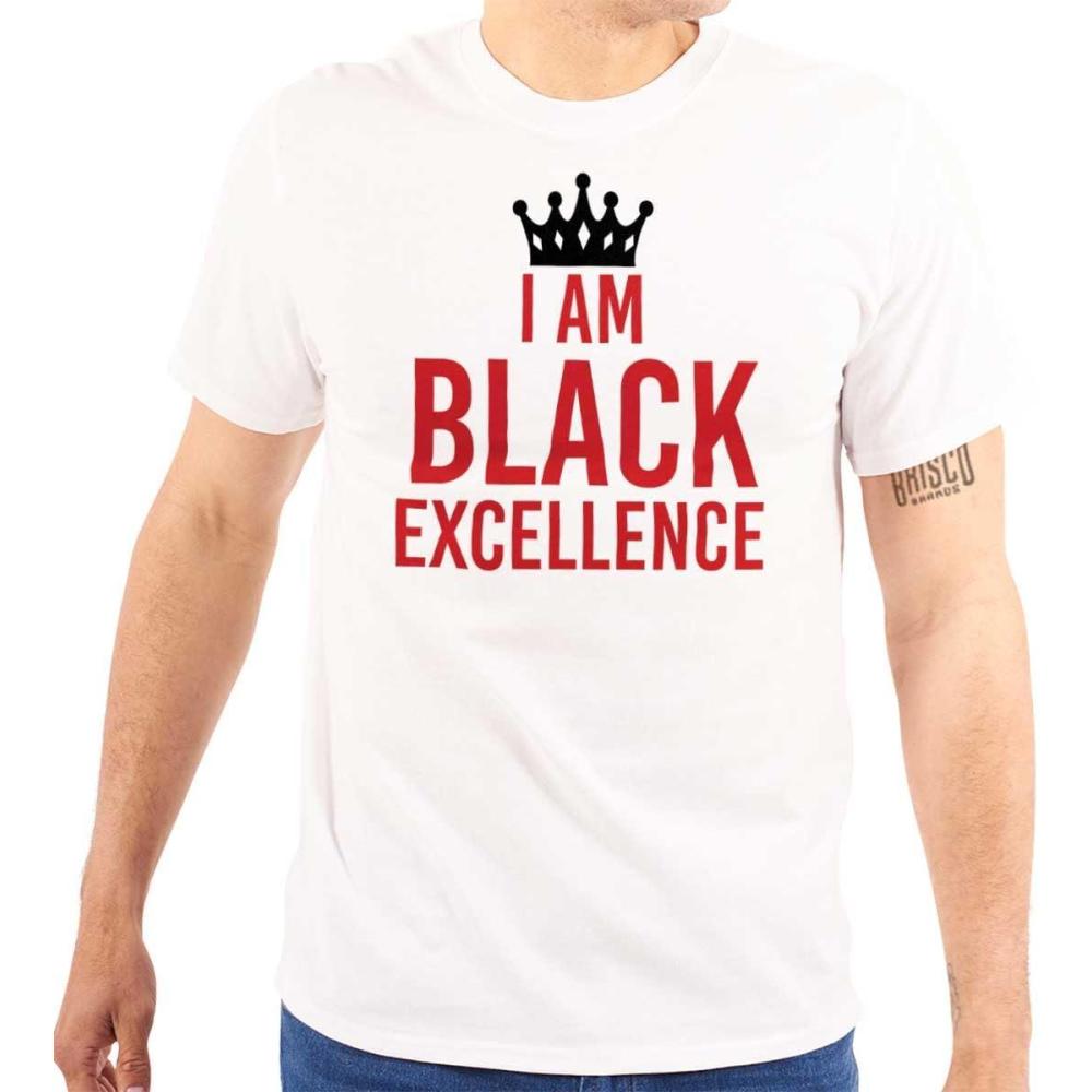 imageI am Black Excellence Royal Crown Graphic T Shirt Men or WomenWhite