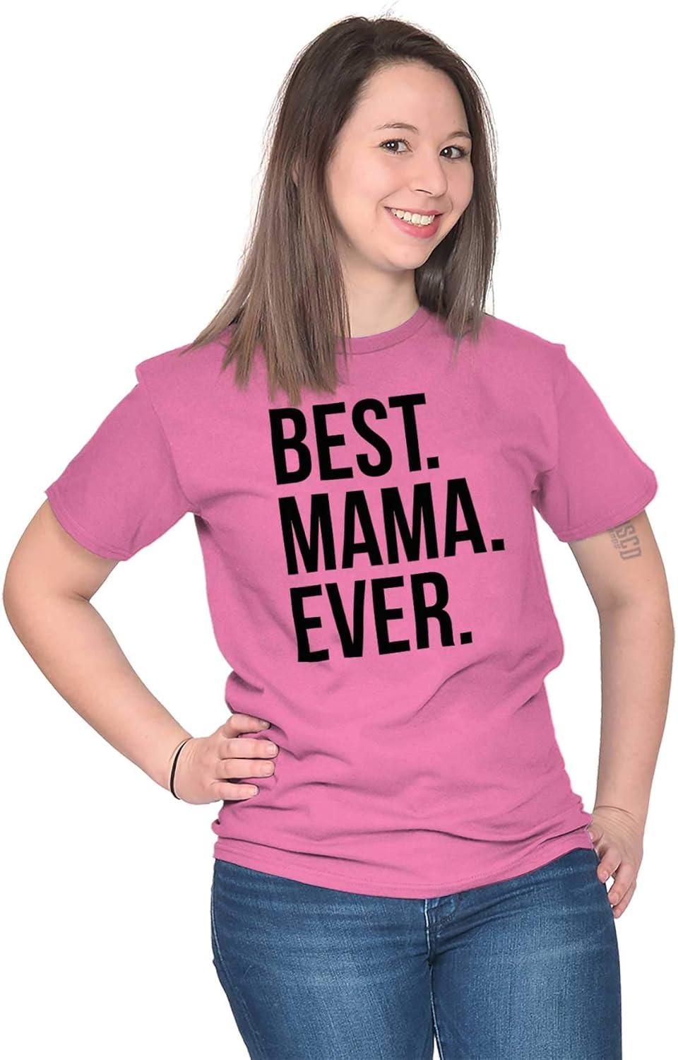 imageBest Mama Ever Mom Mommy Mothers Day Womens Graphic T Shirt TeesAzalea