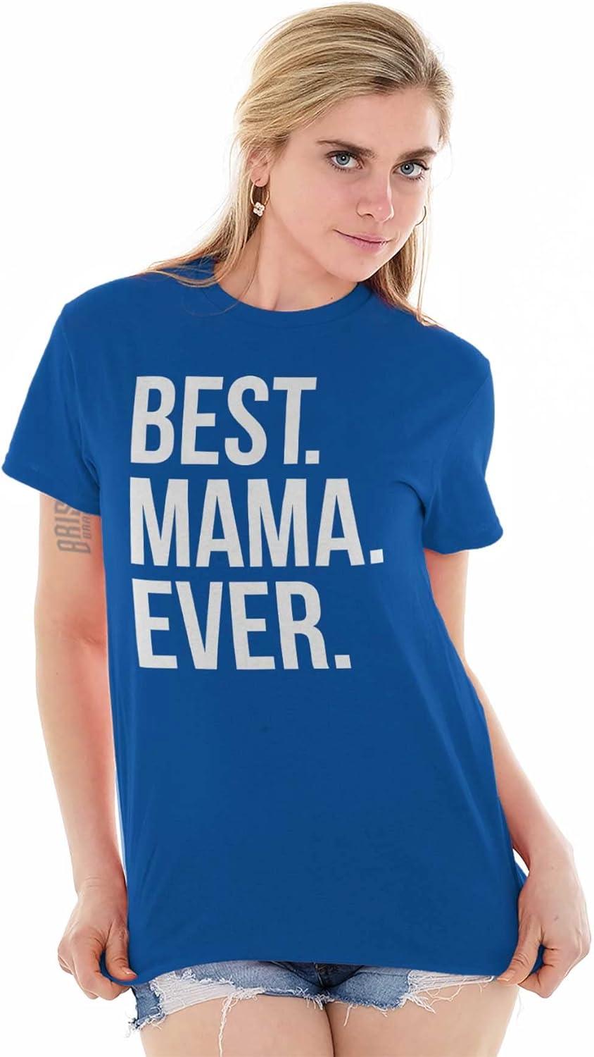 imageBest Mama Ever Mom Mommy Mothers Day Womens Graphic T Shirt TeesRoyal
