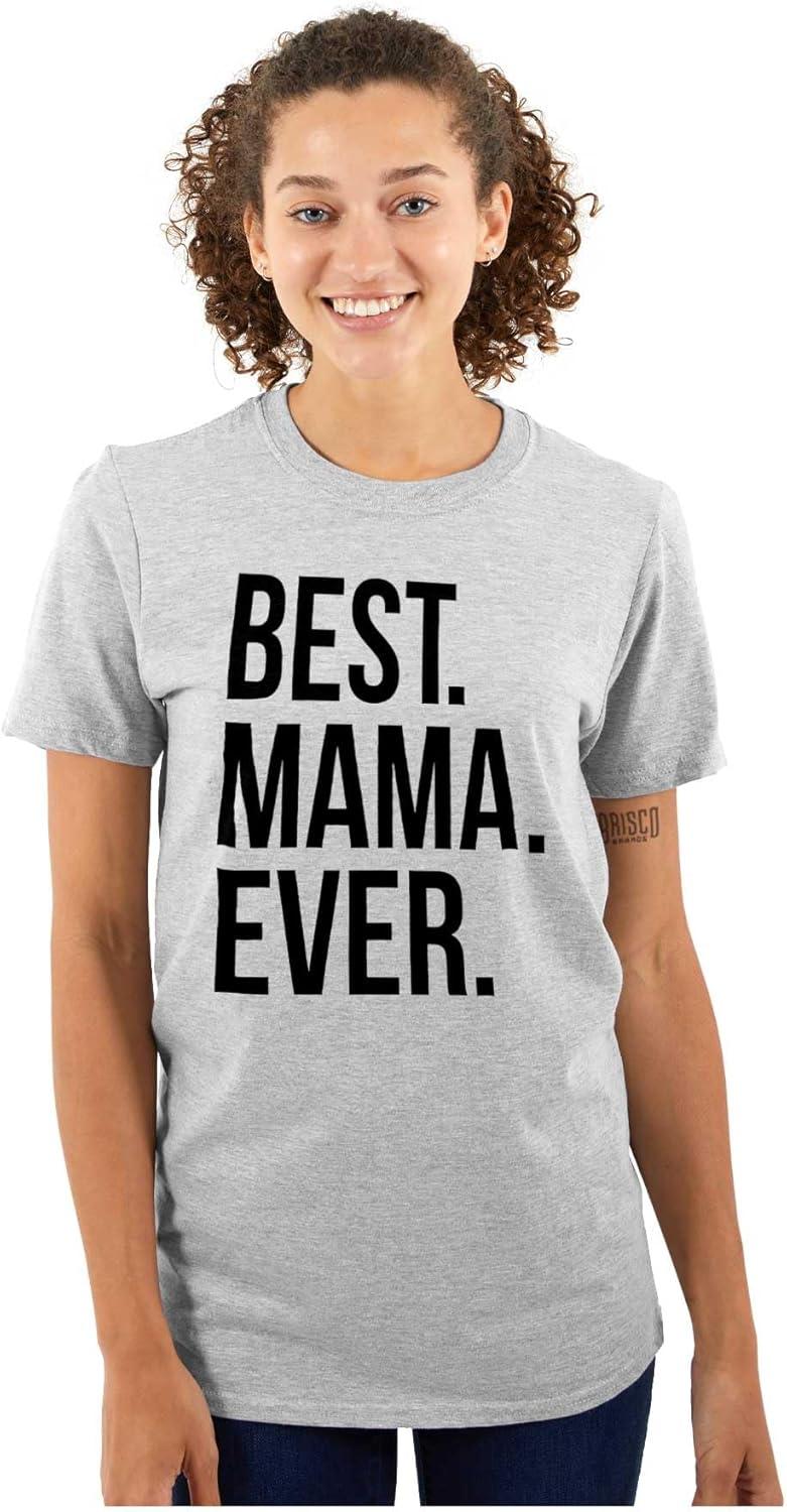 imageBest Mama Ever Mom Mommy Mothers Day Womens Graphic T Shirt TeesSport Grey