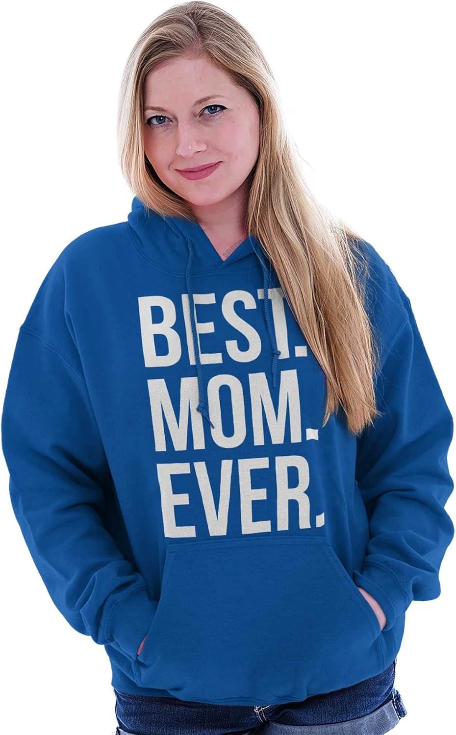 imageBrisco Brands Best Mom Ever Mama Mors Day Relative Hoodie Sweatshirt WomenRoyal