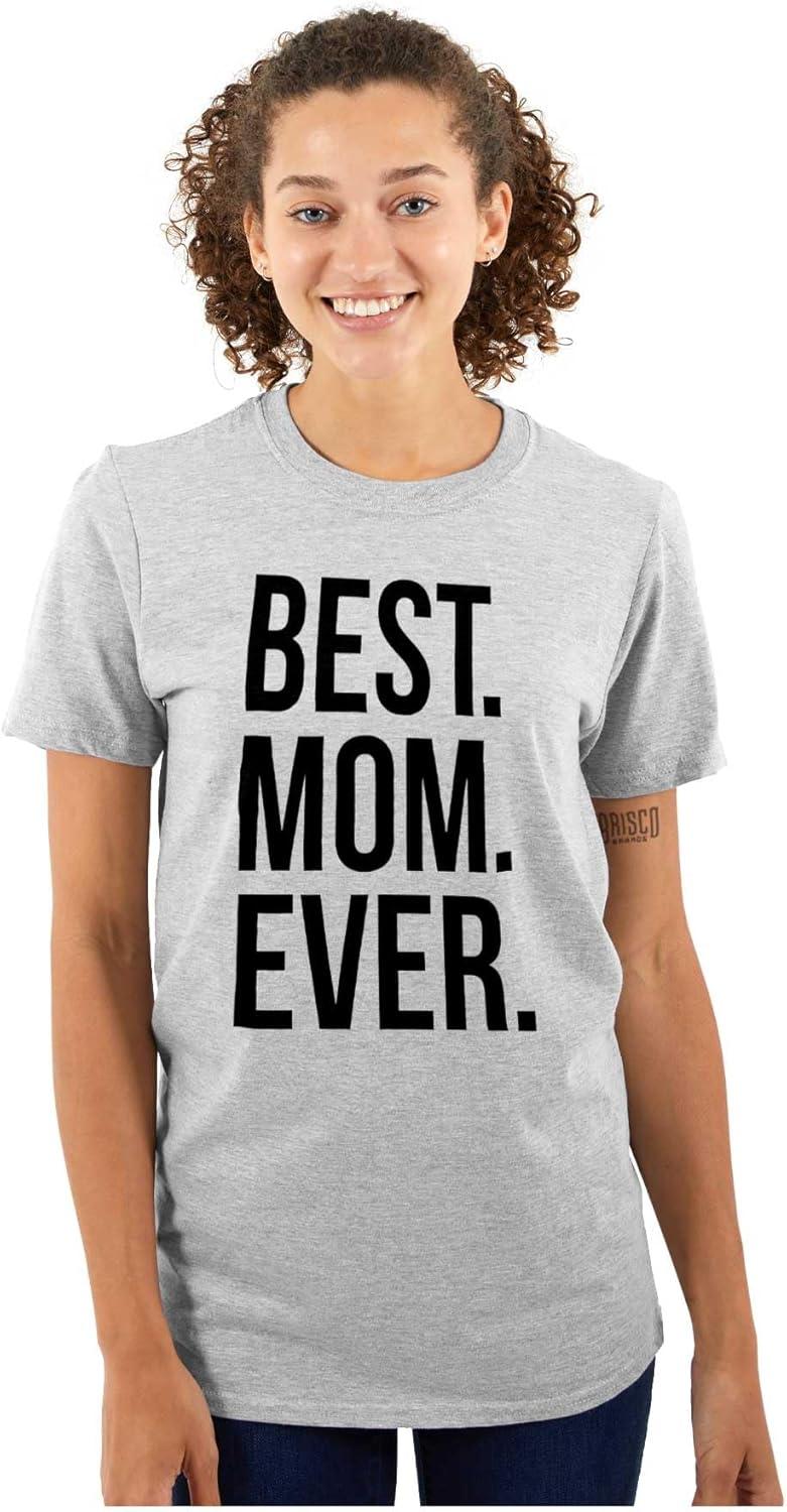 imageBrisco Brands Best Mom Ever Mama Mors Day Relative Womens Graphic T Shirt TeesSport Grey