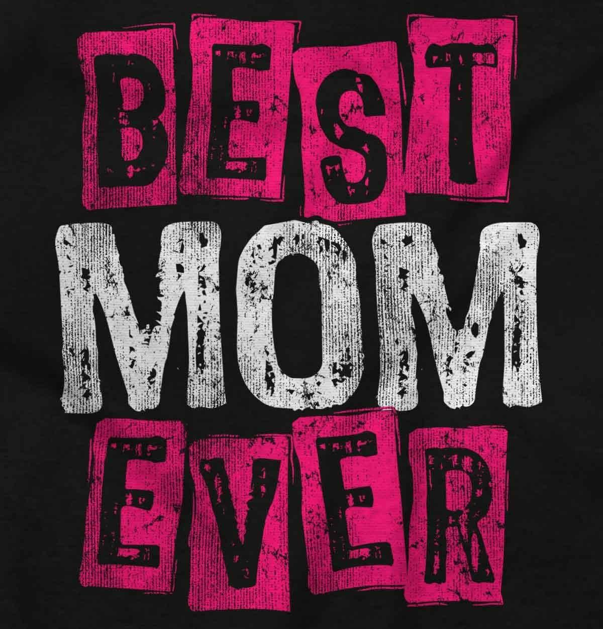 imageBrisco Brands Cute Best Mom Ever Happy Mothers Day Hoodie Sweatshirt WomenBlack