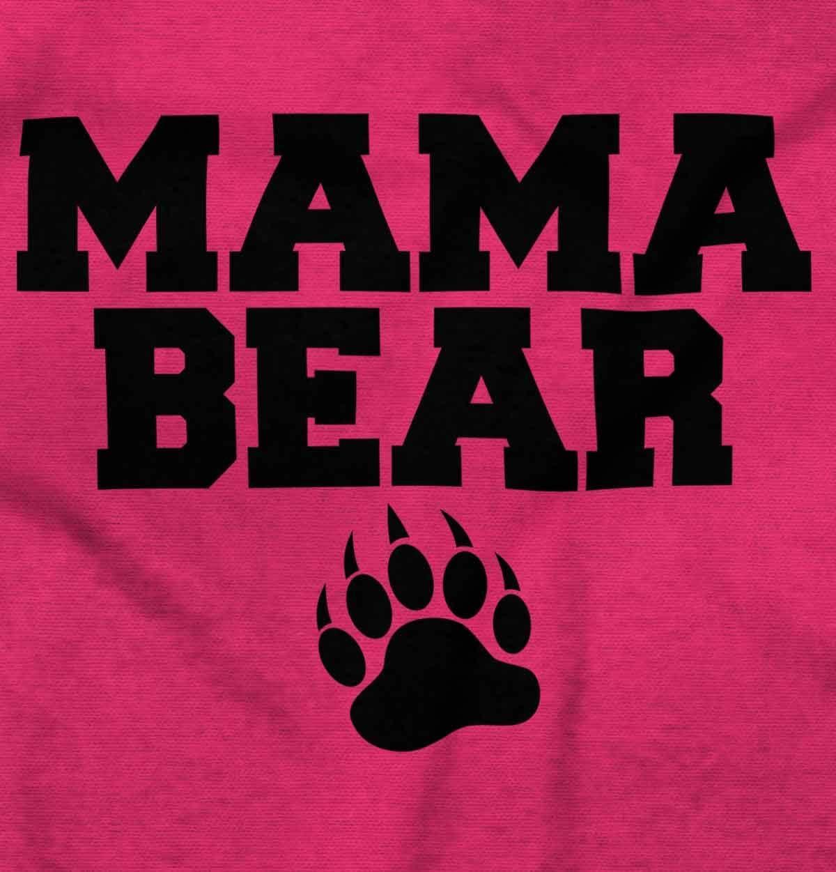 imageBrisco Brands Mama Bear Paw Print Cute Mothers Day Hoodie Sweatshirt WomenHeliconia