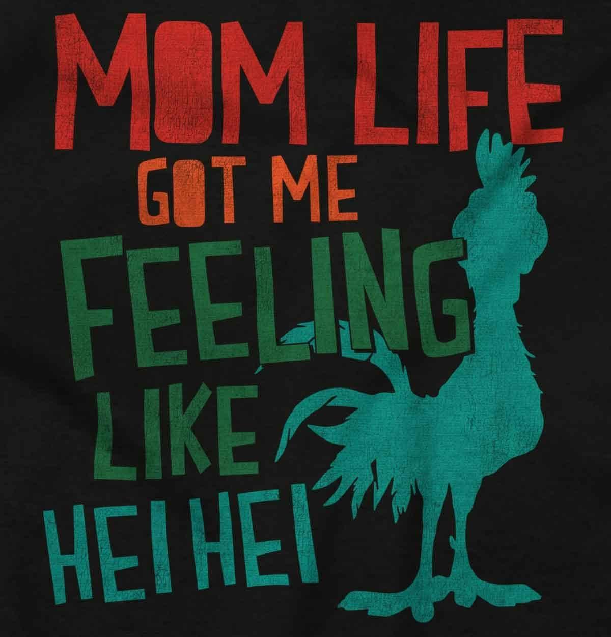 imageBrisco Brands Mom Life Got Me Feeling Like Hei Hei Hoodie Sweatshirt WomenBlack
