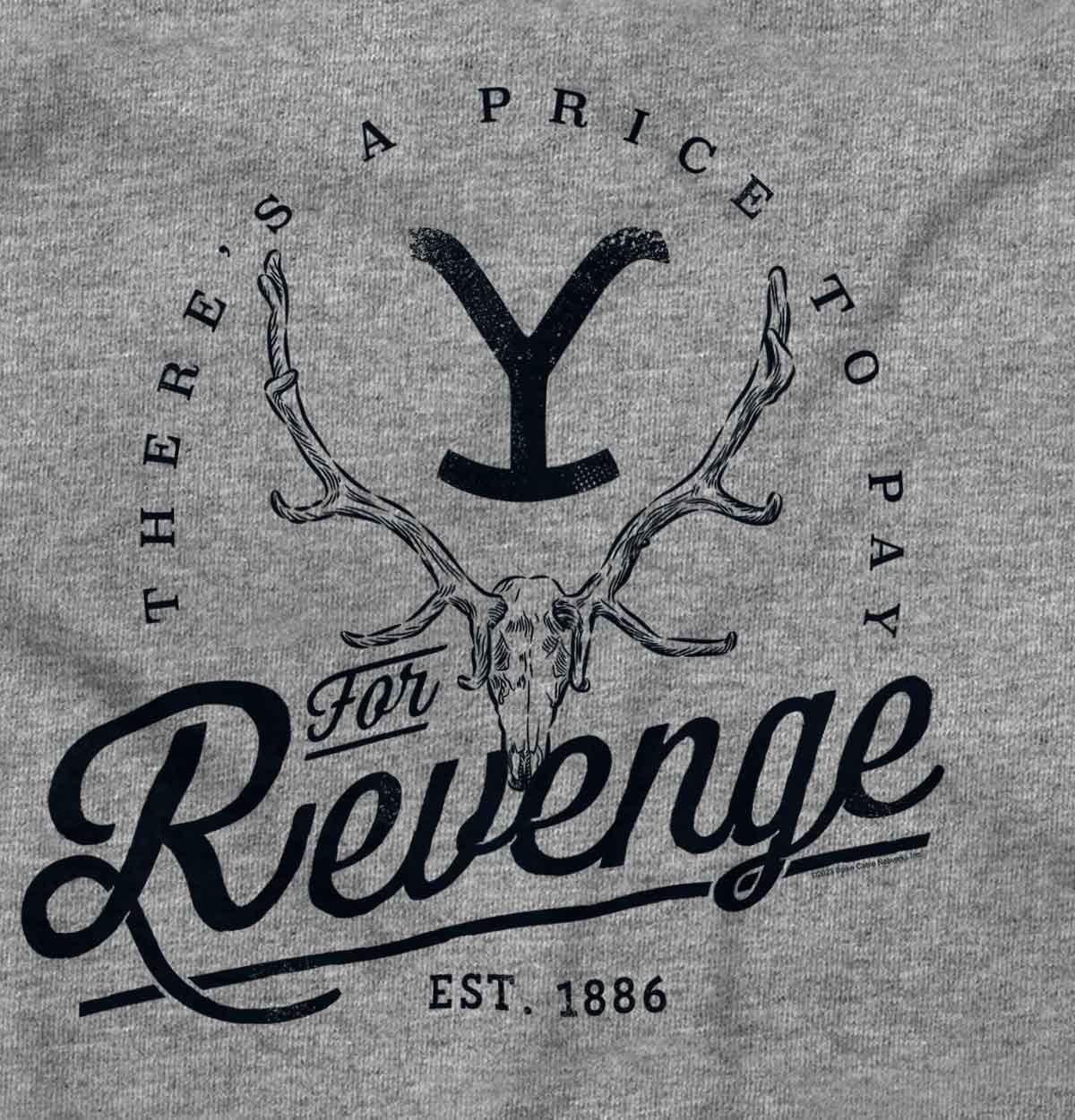 imageBrisco Brands Yellowstone Price to Pay for Revenge Toddler Boy Girl T ShirtHeather