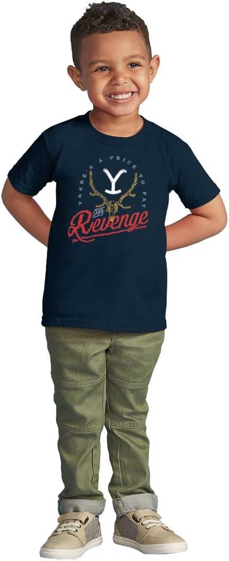 imageBrisco Brands Yellowstone Price to Pay for Revenge Toddler Boy Girl T ShirtNavy