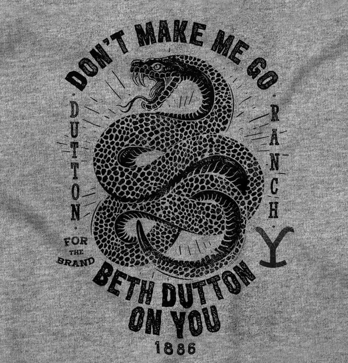 imageBrisco Brands Yellowstone Snake Beth Dutton On You Baby Romper Boys or GirlsHeather