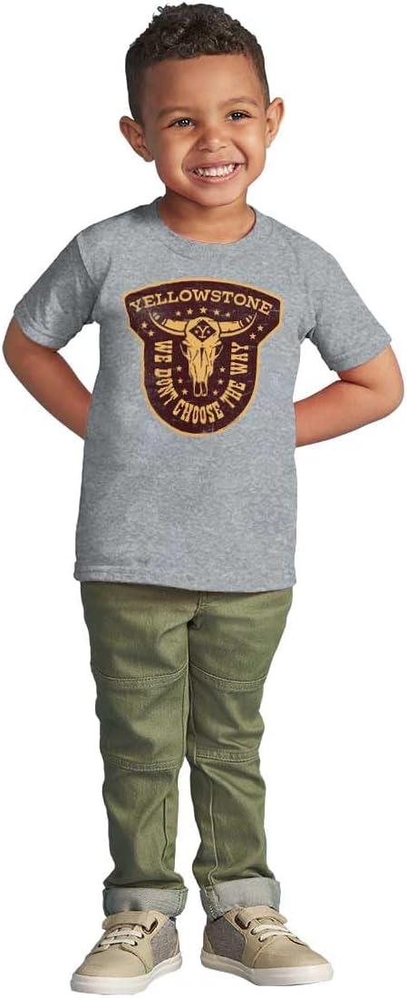 imageBrisco Brands Yellowstone We Dont Choose The Way Toddler Boy Girl T ShirtHeather