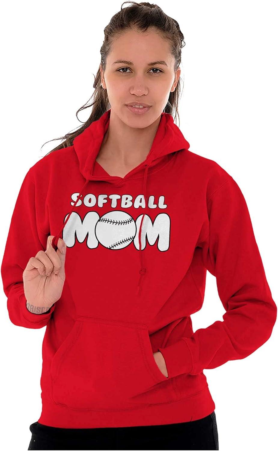imageClassic Teaze Softball Mom Proud Sports Mother Hoodie Sweatshirt WomenRed
