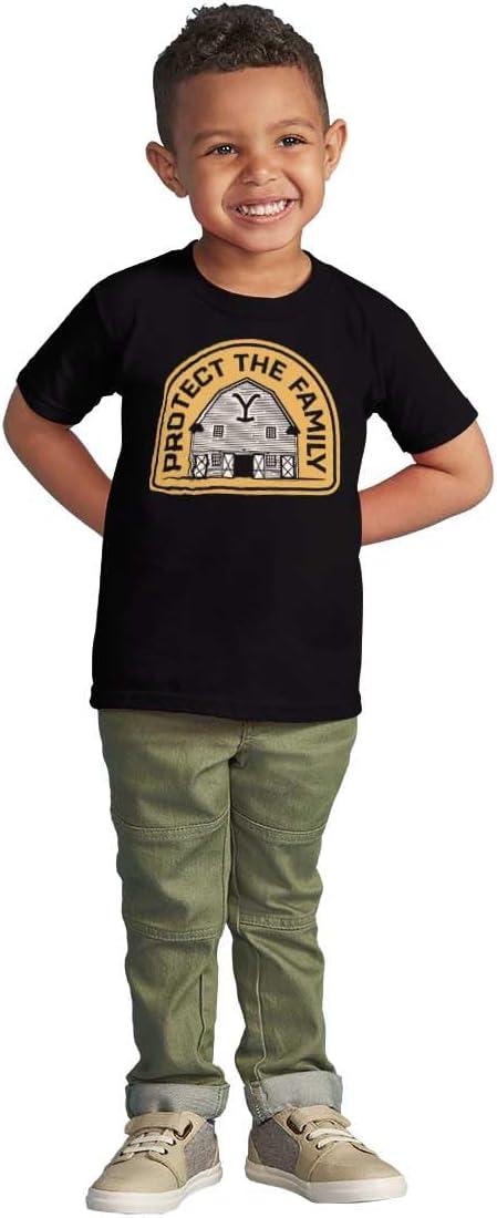 imageY Yellowstone Protect The Family Barn Toddler Boy Girl T ShirtBlack