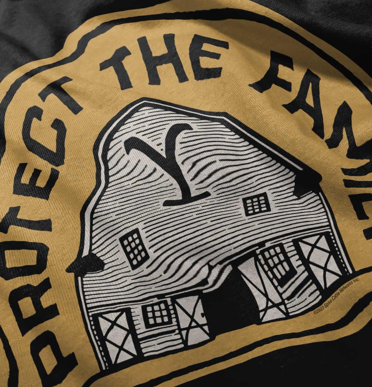 imageY Yellowstone Protect The Family Barn Toddler Boy Girl T ShirtBlack