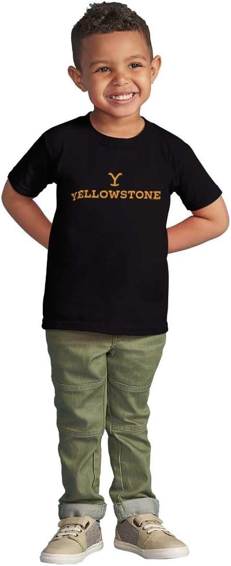 imageY Yellowstone Ranch TV Show Logo Toddler Boy Girl T ShirtBlack